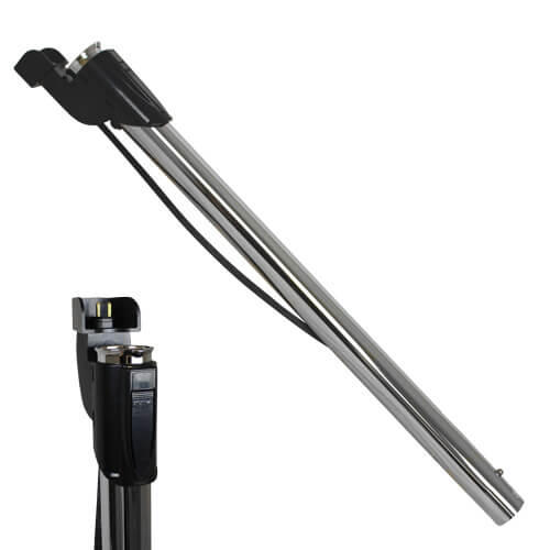 51394 Upper Wand with Flush Cord Management Black
