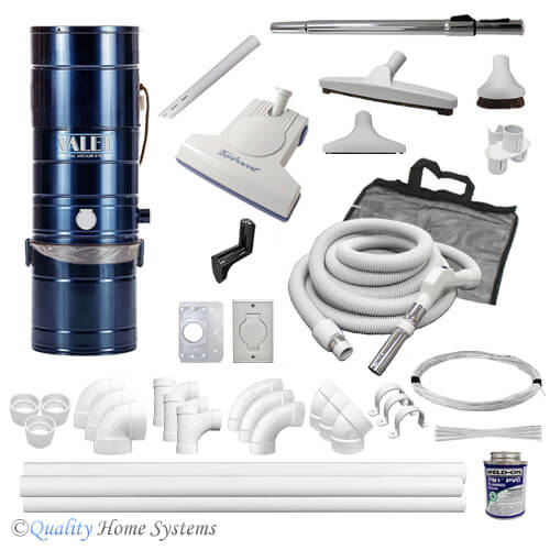 Valet ATQ-4000 12-inlet Turbo Central Vacuum Kit
