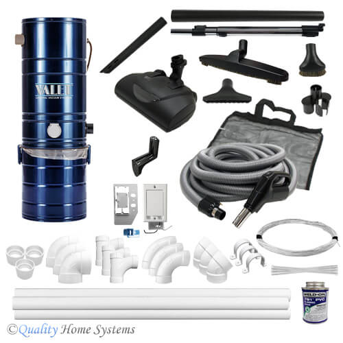 Valet ATQ-180 6-inlet Electric Central Vacuum Kit