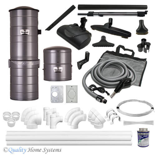 VacuMaid S2600 6-inlet Pigtail Central Vacuum Kit