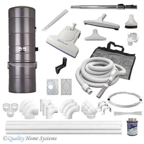 VacuMaid S2400 6-inlet Turbo Central Vacuum Kit