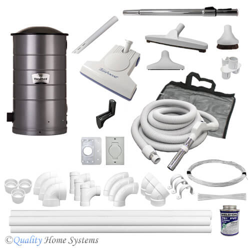 VacuMaid SR36 3-Inlet Turbo Central Vacuum Kit