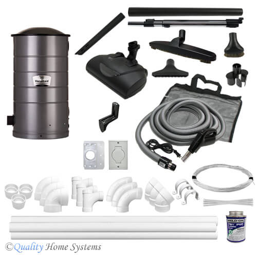 VacuMaid SR36 3-Inlet Pigtail Central Vacuum Kit
