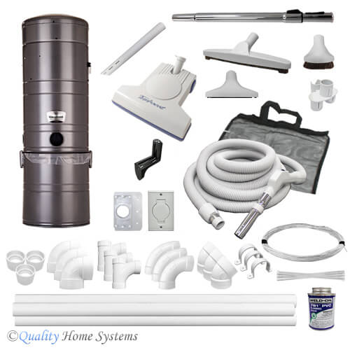 VacuMaid SR64 12-Inlet Turbo Central Vacuum Kit