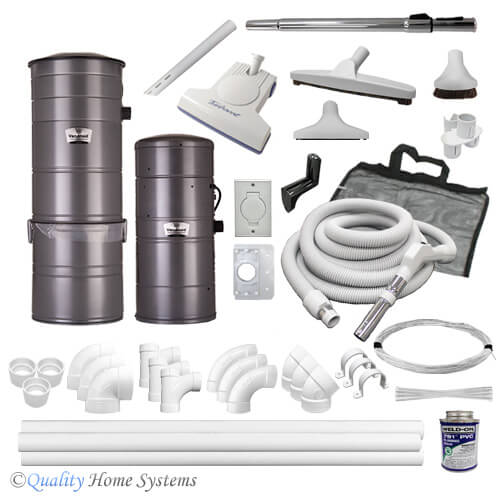 VacuMaid S3600 15-Inlet Turbo Central Vacuum Kit