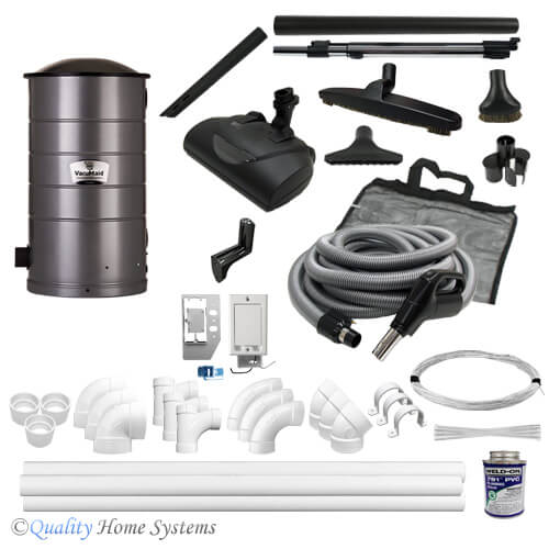 VacuMaid SR38 6-Inlet Electric Central Vacuum Kit