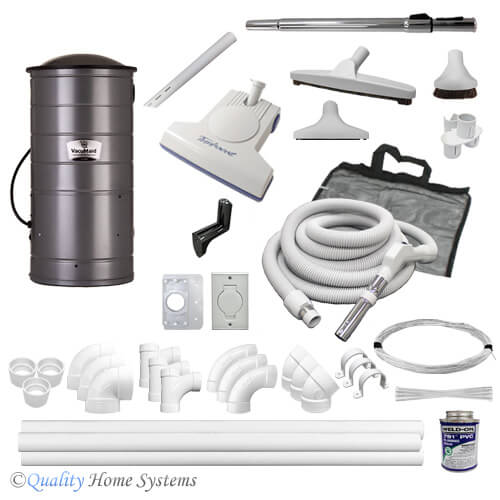 VacuMaid SR52 9-Inlet Turbo Central Vacuum Kit
