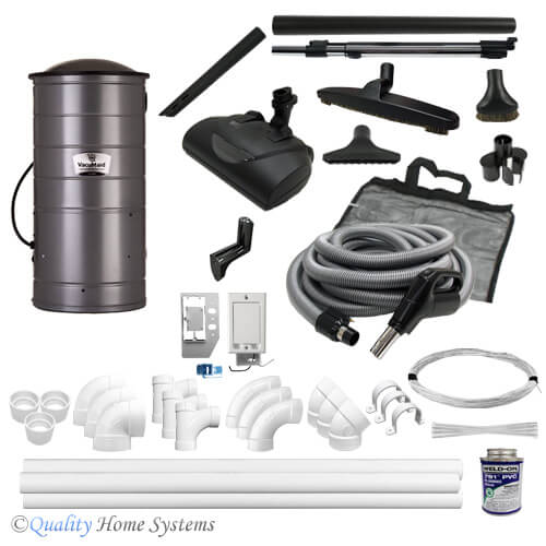 VacuMaid SR52 9-Inlet Electric Central Vacuum Kit