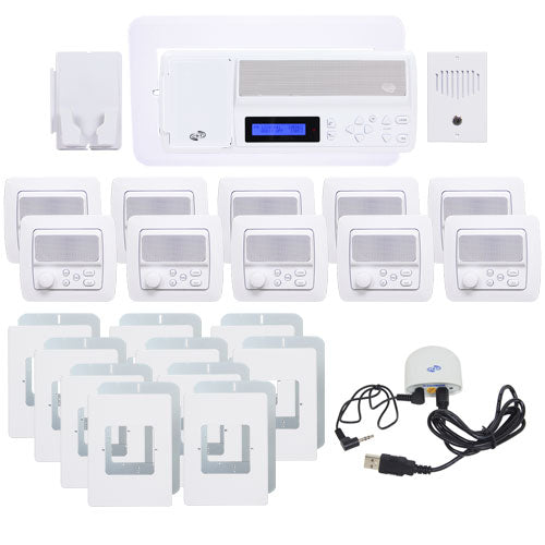 IntraSonic RETRO Intercom System With Bluetooth Replace M&S 10-Room