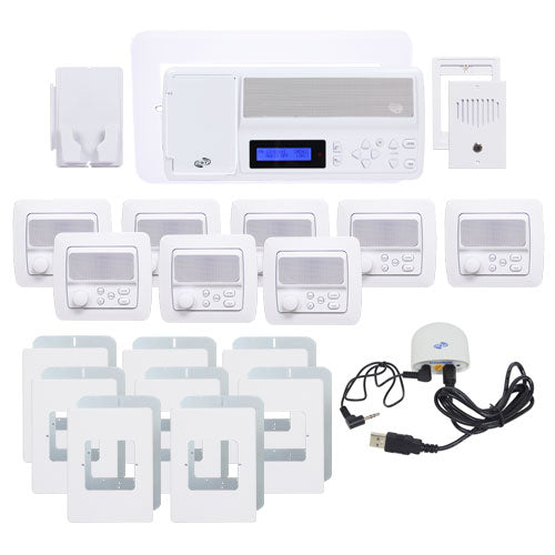 IntraSonic RETRO Intercom System With Bluetooth Replaces Nutone 8-Room