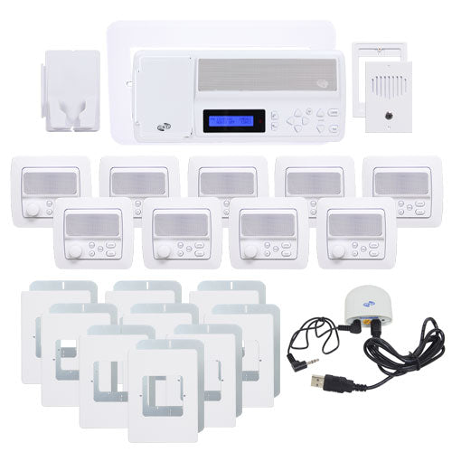 IntraSonic RETRO Intercom System With Bluetooth Replaces Nutone 9-Room