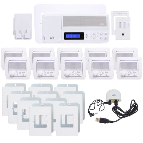 IntraSonic RETRO Intercom System With Bluetooth Replaces Nutone 10-Room