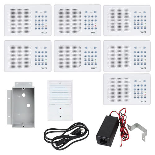 Valet System One Intercom System Kit 7-Room