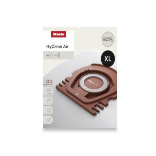 Miele 12909630 CO XL HyClean Air Vacuum Bags 8-Pack