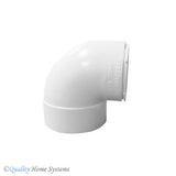 Vacuflo 7046W Short Adapter Elbow