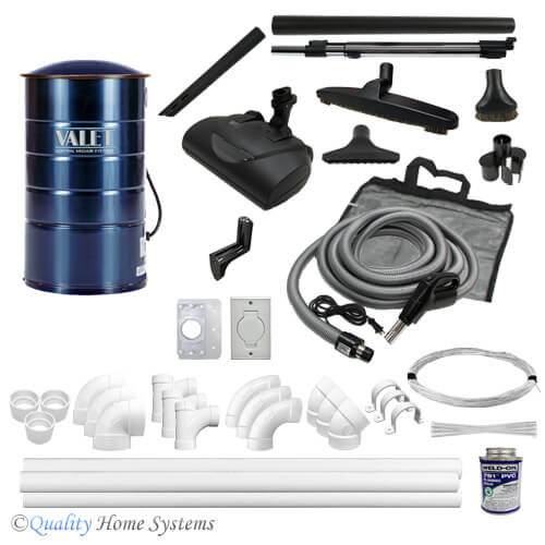 Valet AT-120 6-inlet Pigtail Central Vacuum Kit