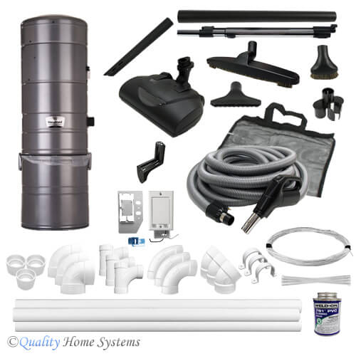 VacuMaid S2400 6-inlet Electric Central Vacuum Kit