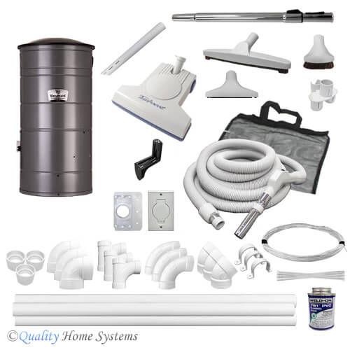 VacuMaid SR800 12-Inlet Turbo Central Vacuum Kit