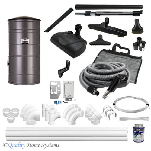 VacuMaid SR800 12-Inlet Electric Central Vacuum Kit