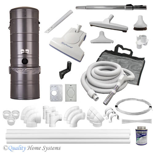 VacuMaid SR60 9-Inlet Turbo Central Vacuum Kit