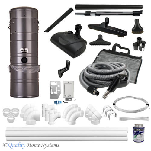 VacuMaid SR60 9-Inlet Electric Central Vacuum Kit