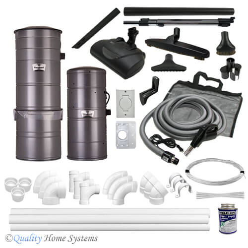 VacuMaid S3600 15-Inlet Pigtail Central Vacuum Kit
