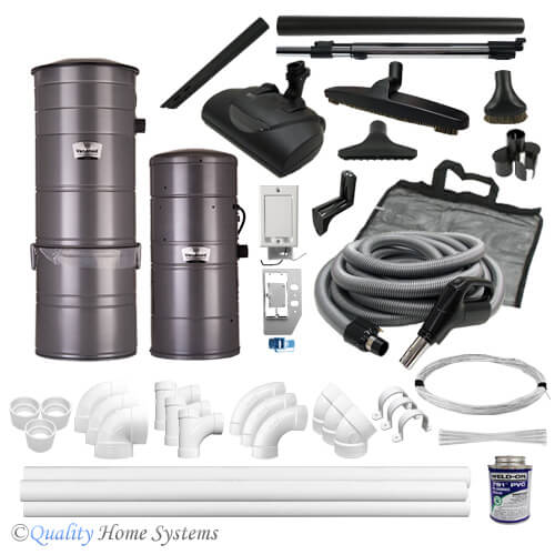 VacuMaid S3600 15-Inlet Electric Central Vacuum Kit