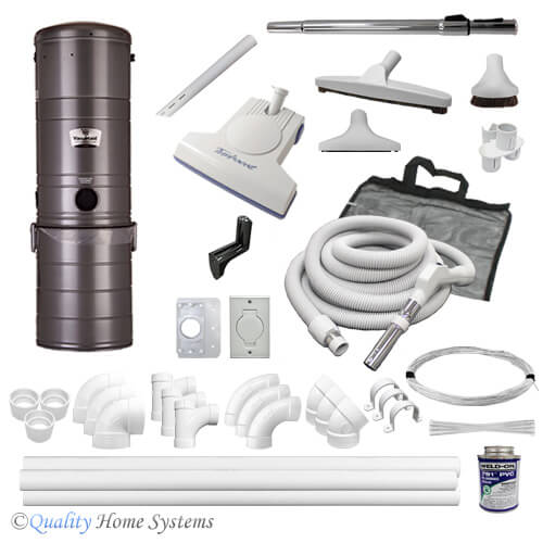 VacuMaid SR14 6-Inlet Turbo Central Vacuum Kit