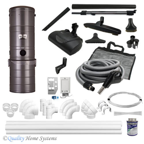 VacuMaid SR14 6-Inlet Electric Central Vacuum Kit