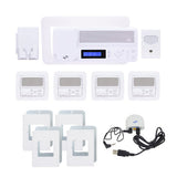 IntraSonic RETRO-MV4PAC 4-Room White Vertical Intercom Kit with Bluetooth