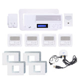 IntraSonic RETRO-MH4PAC 4-Room Horizontal Intercom Kit White W-Bluetooth