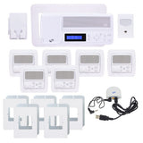 IntraSonic RETRO-MVPAC 5-Room Vertical Intercom Kit White With Bluetooth