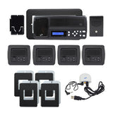 IntraSonic RETRO-MV4PACB 4-Room Black Vertical Intercom Kit W-Bluetooth