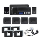 IntraSonic RETRO-MH4PACB 4-Room Horizontal Intercom Kit Black W-Bluetooth
