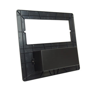 IntraSonic RETRO-MCTPB Combination Cover Plate Black