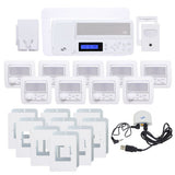 IntraSonic RETRO Intercom System With Bluetooth Replaces Nutone 9-Room