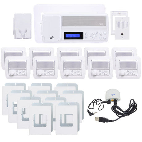 IntraSonic RETRO Intercom System With Bluetooth Replaces Nutone 10-Room