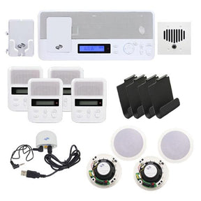 IntraSonic I2000MC4PAC Basic Pack with Bluetooth Receiver White