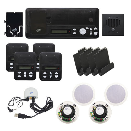 IntraSonic I2000MC4PACB Basic Pack Black W-Bluetooth Receiver