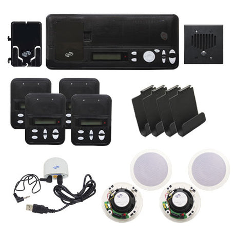 IntraSonic I2000MC4PACB Basic Pack Black W-Bluetooth Receiver