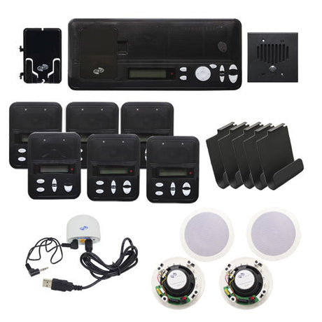 IntraSonic I2000MCPACB Deluxe Pack Black With Bluetooth Receiver
