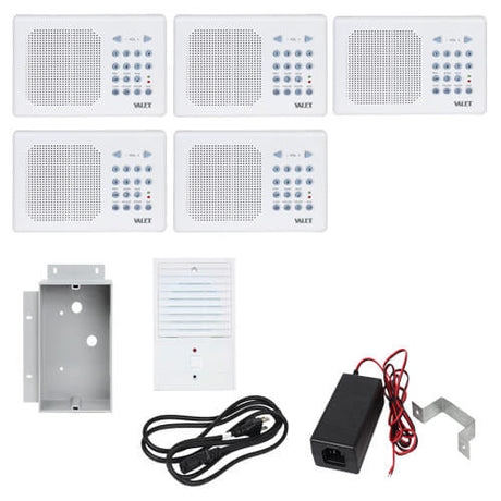 Valet System One Intercom System Kit 5-Room