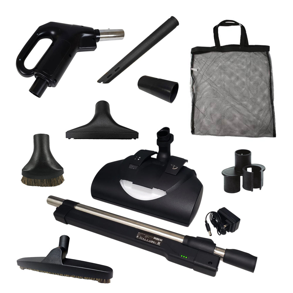 Retractable Hose Accessory Kit with Premium Cordless Powerhead