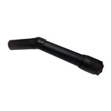 Curved Wand 1 1/4" Friction Black Plastic