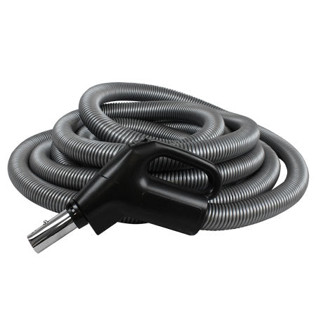 Low Voltage Central Vacuum Hose Gas Pump Silver 5 Yr Warranty