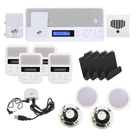 IntraSonic I2000MC4PAC Basic Pack with Bluetooth Receiver White