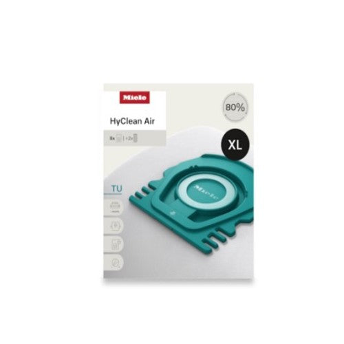 Miele 12909620 TU XL HyClean Air Vacuum Bags 8-Pack
