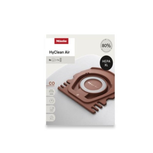 Miele 12909760 CO Allergy XL HyClean Air Vacuum Bags 8-Pack