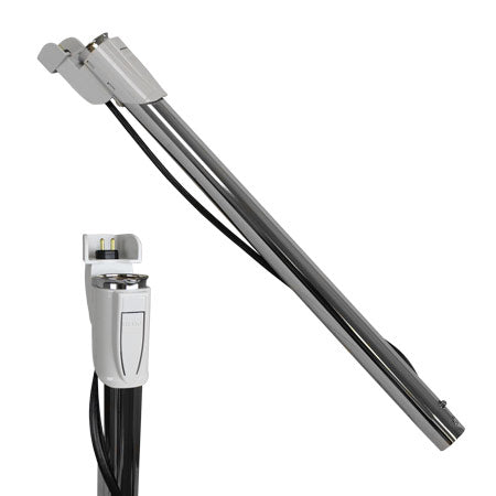 36291 Upper Wand with Flush Cord Management Gray